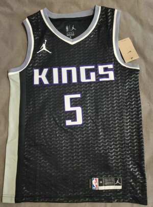 NBA 5 Fox Sacramento Kings Maillot noir